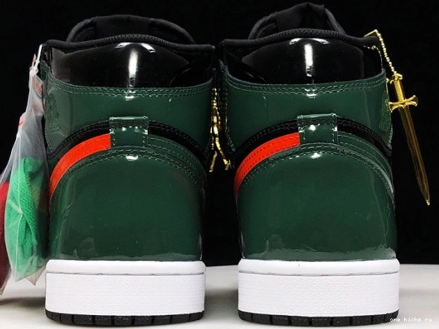 Rep Orange-Fir Jordan Black OG Air x SoleFly Team High AV3905-038 Retro 1 0520